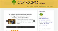 Desktop Screenshot of concapaalicante.org
